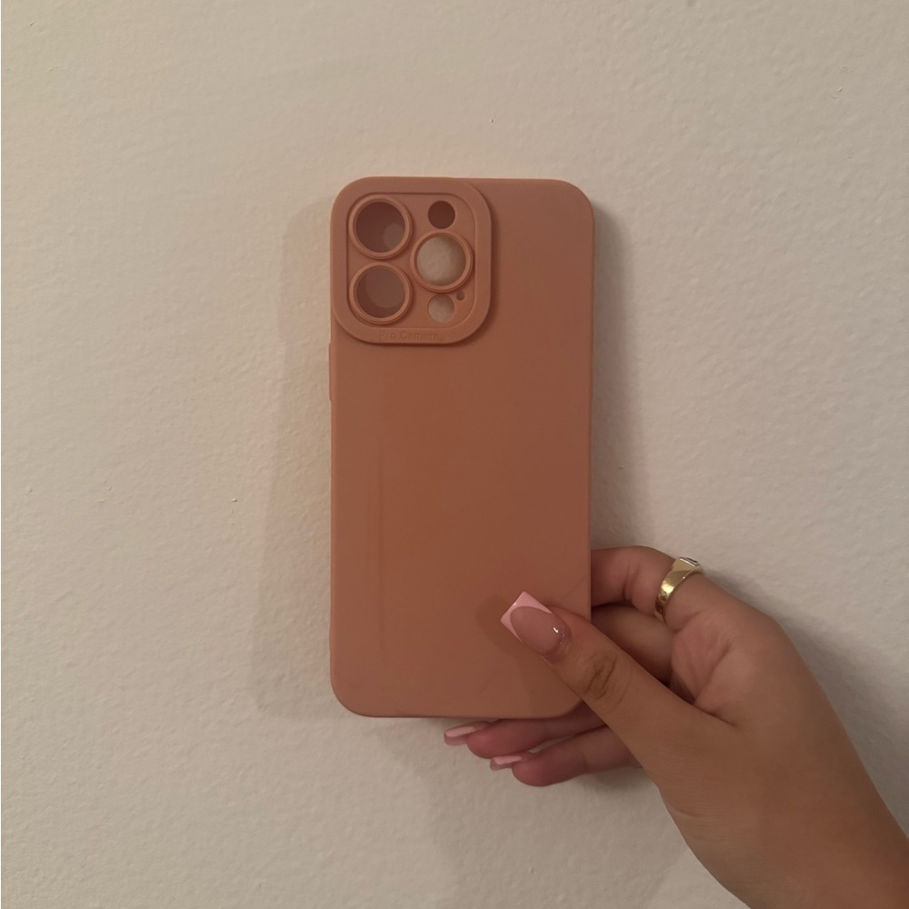 ✨3/$33 SALE      Peach Silicone Phone Case